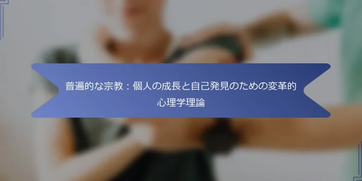 普遍的な宗教：個人の成長と自己発見のための変革的心理学理論