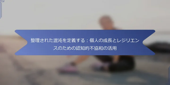 整理された混沌を定義する：個人の成長とレジリエンスのための認知的不協和の活用