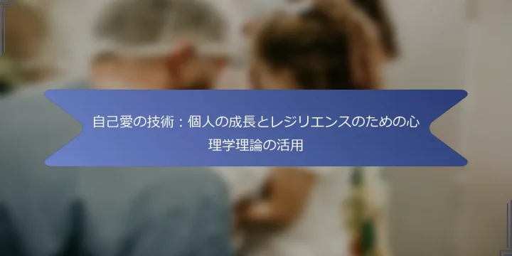 自己愛の技術：個人の成長とレジリエンスのための心理学理論の活用
